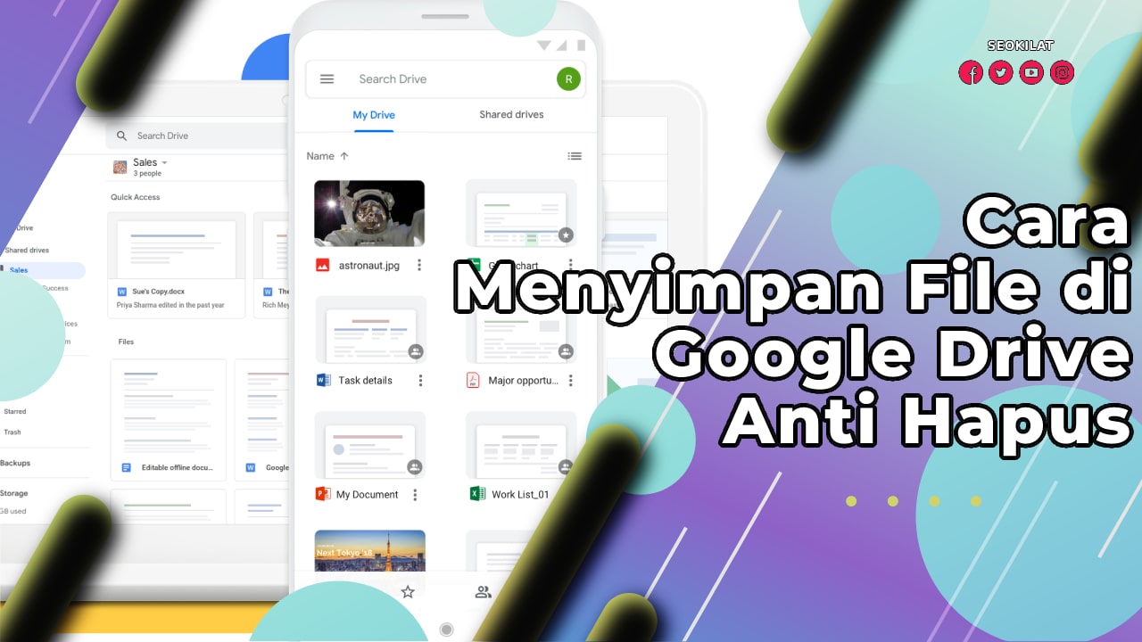 Cara Menyimpan File di Google Drive