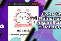 Script HTML Bucin