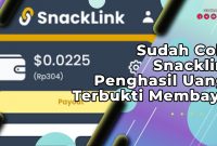 Snacklink Penghasil Uang