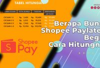 Berapa Bunga Shopee Paylater
