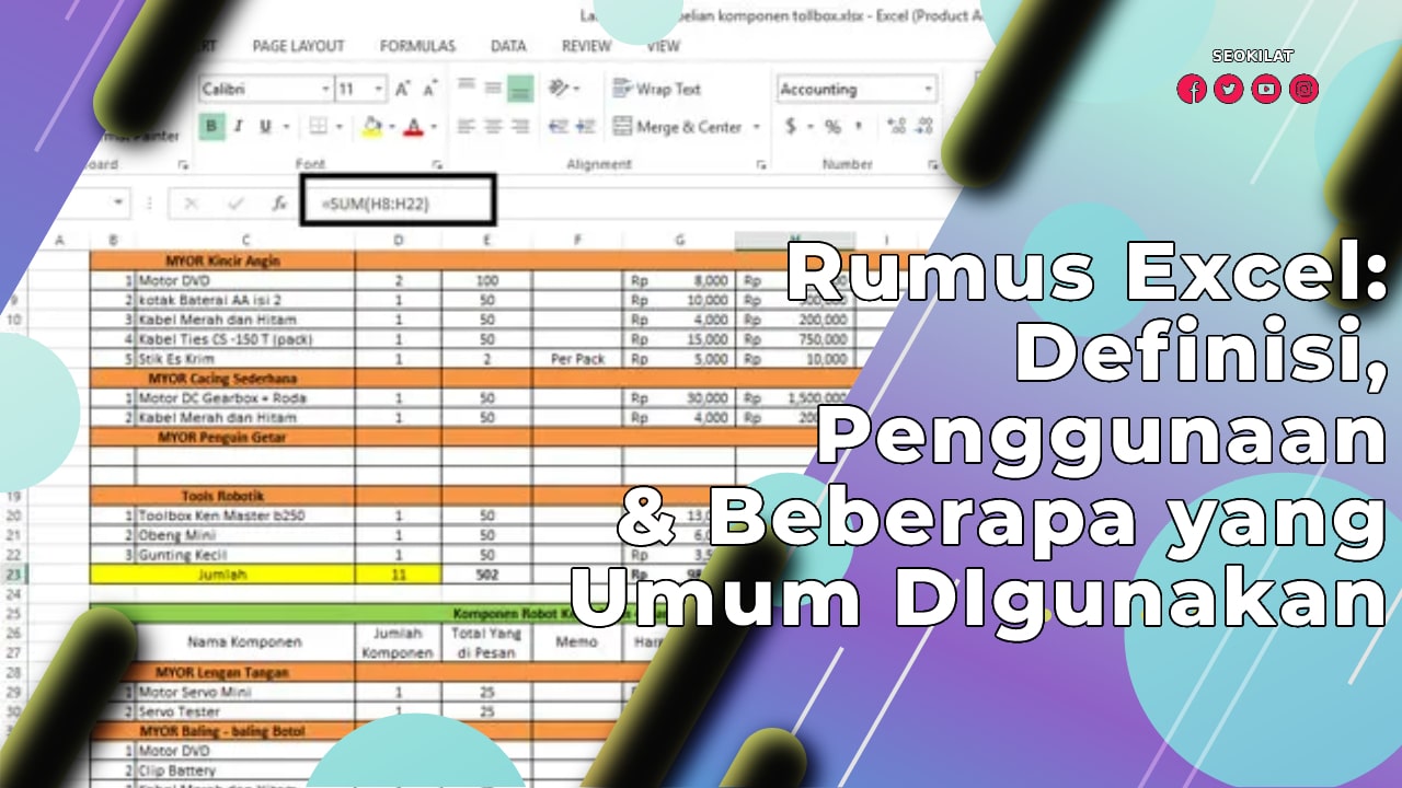 Rumus Excel