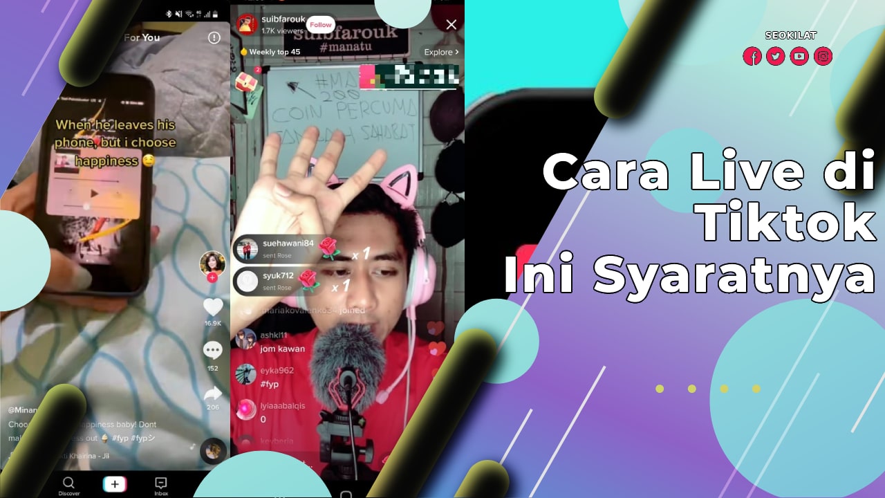 Cara Live di Tiktok, Ini Syaratnya