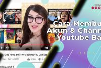Cara Membuat Akun dan Channel Youtube Baru