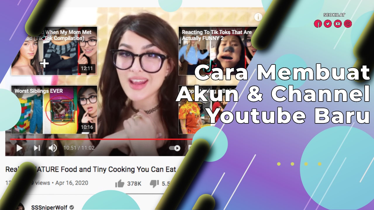 Cara Membuat Akun dan Channel Youtube Baru