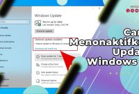 Cara Mematikan Windows 10 Update Otomatis