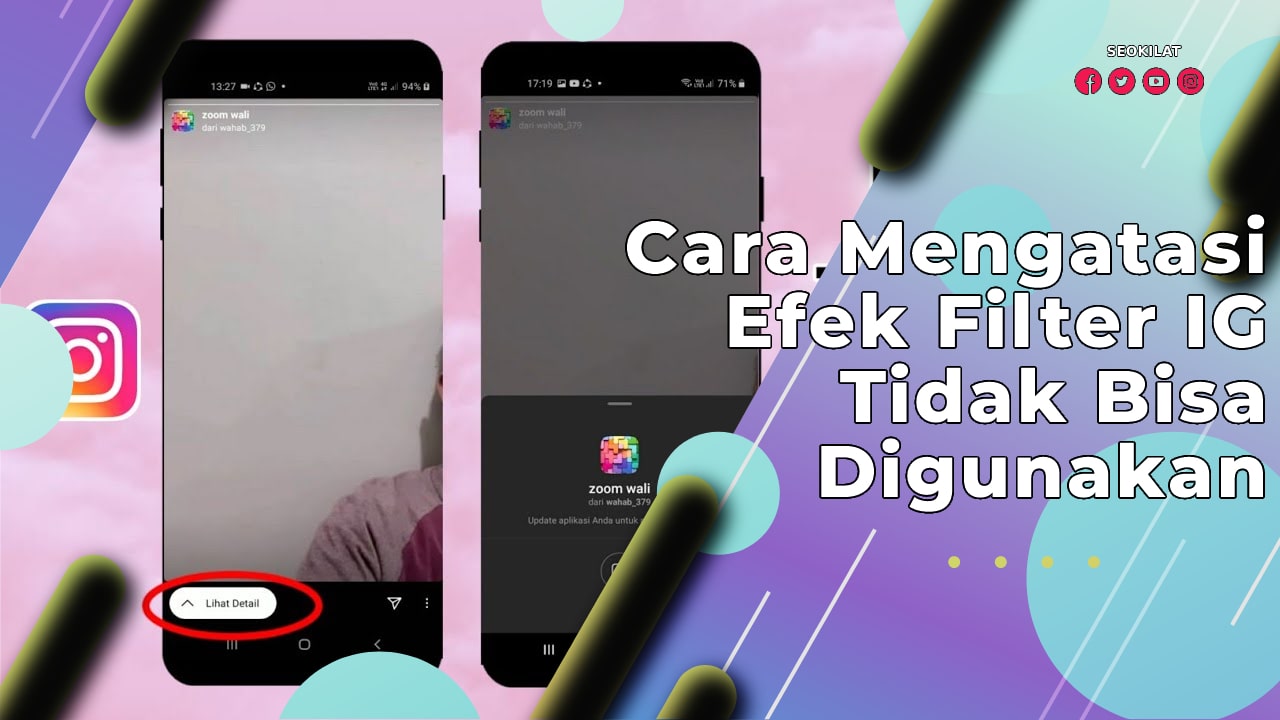 Cara Mengatasi Efek Filter IG Tidak Bisa Digunakan