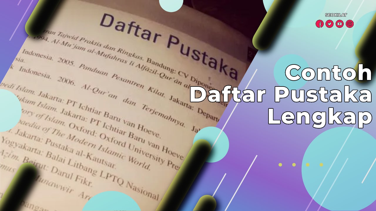 Contoh Daftar Pustaka Lengkap