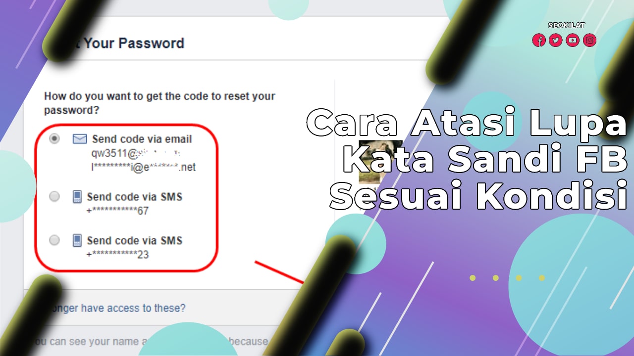 Cara Atasi Lupa Kata Sandi FB Sesuai Kondisi