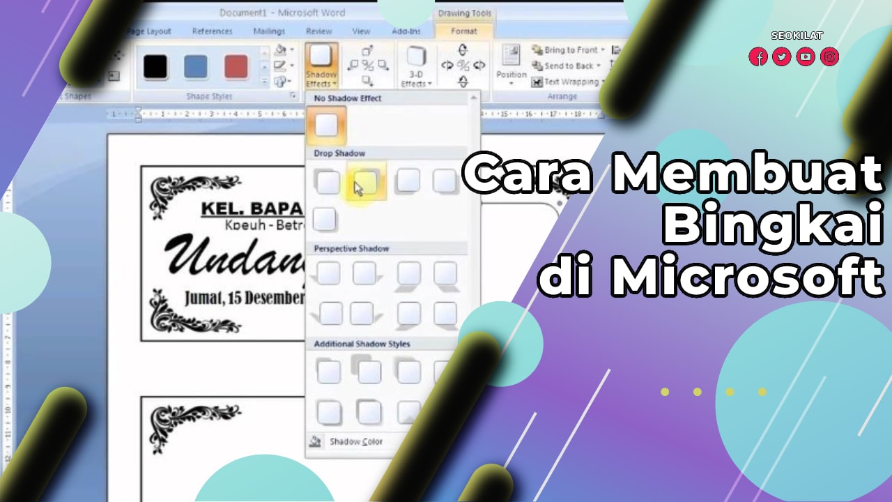 Cara Membuat Bingkai di Microsoft