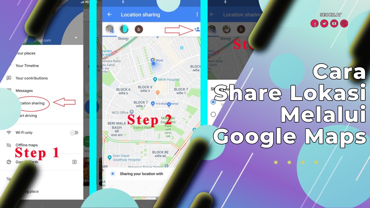 Cara Share Lokasi Melalui Google Maps