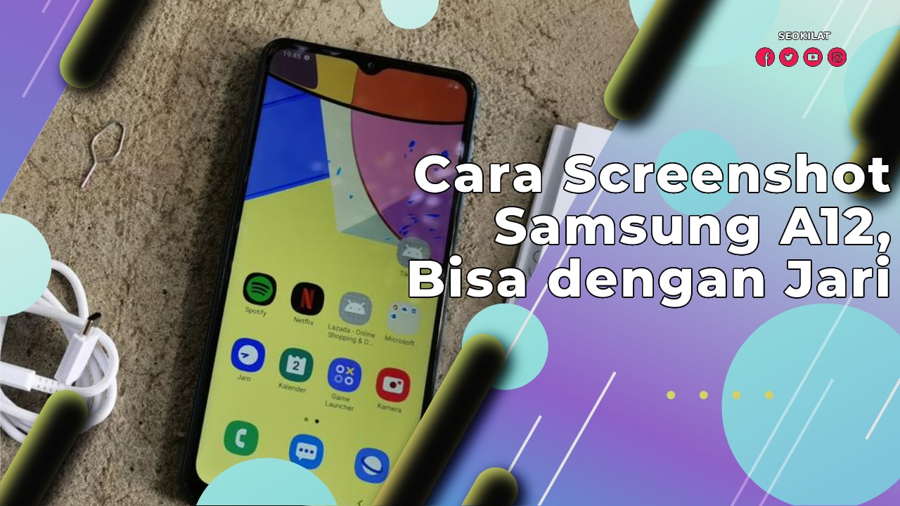 Cara Screenshot Samsung A12