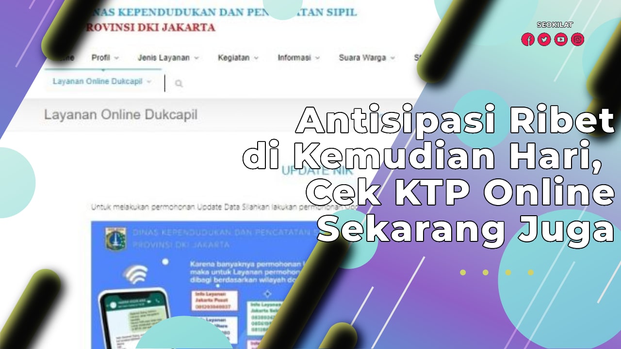 Cek KTP Online