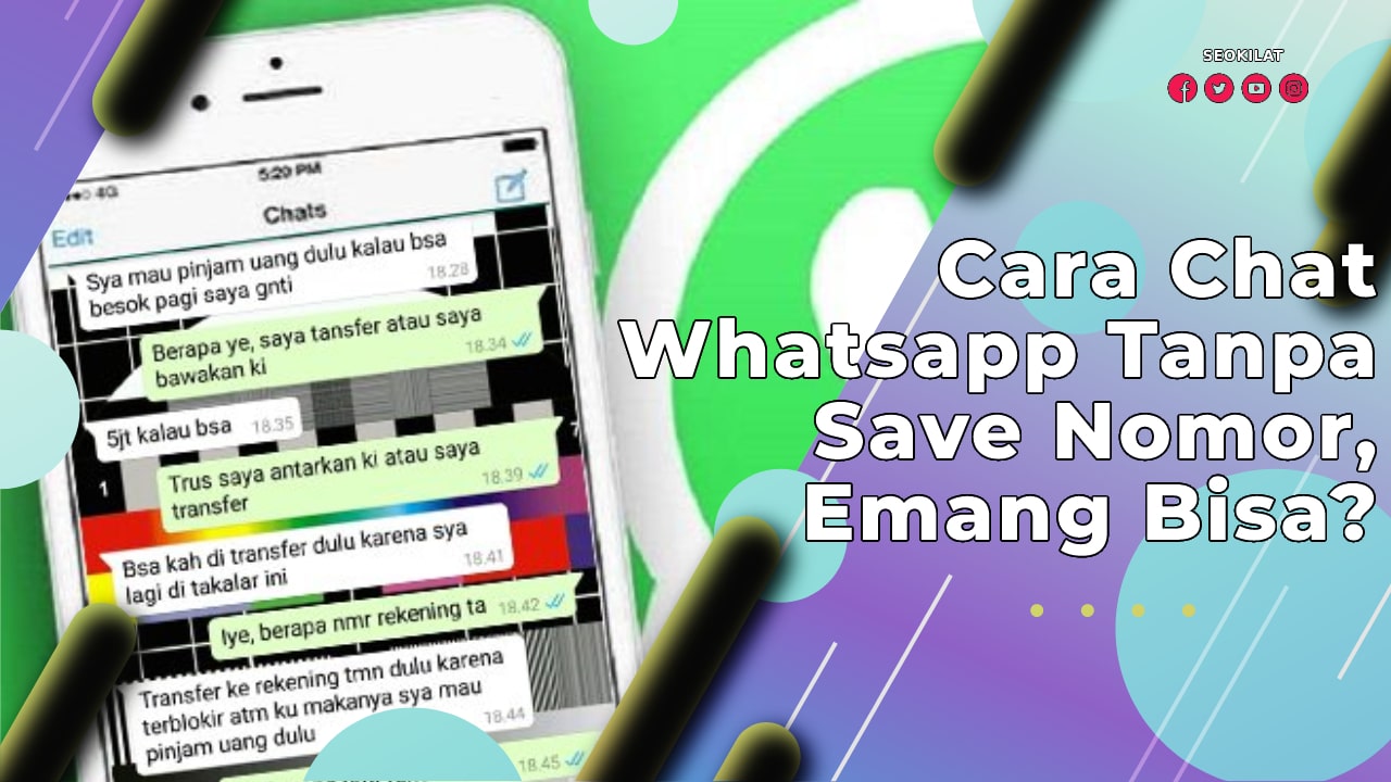 Cara Chat Whatsapp Tanpa Save Nomor
