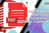 Cara Kompres PDF Online