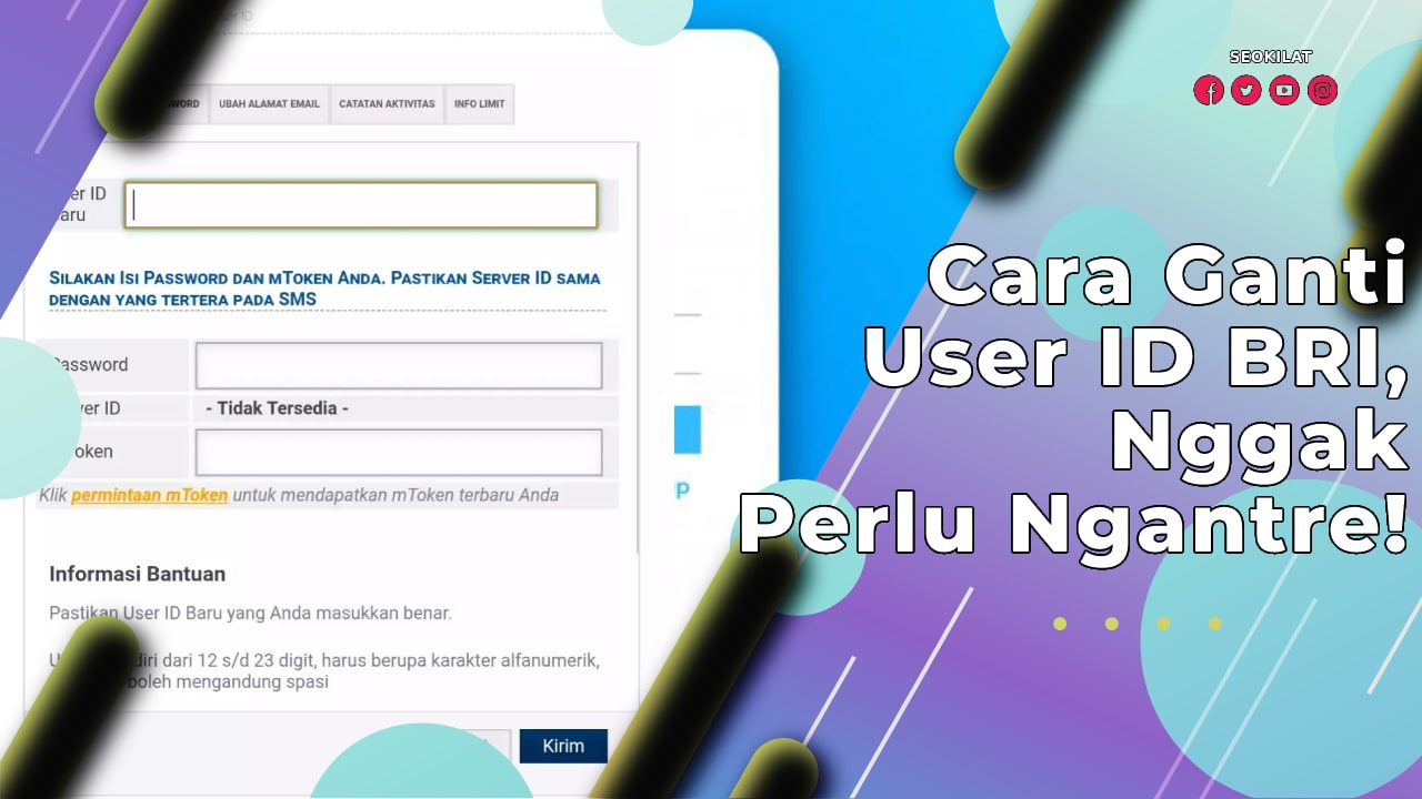 Cara Ganti User ID BRI