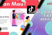 Cara Daftar TikTok Affiliate