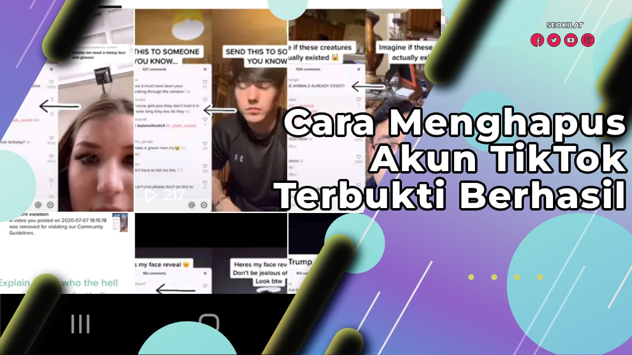 Cara Menghapus Akun TikTok